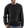 Carhartt Loose Fit Midweight Crewneck Sweatshirt, Black, Large, TLL K124-BLKLTLL